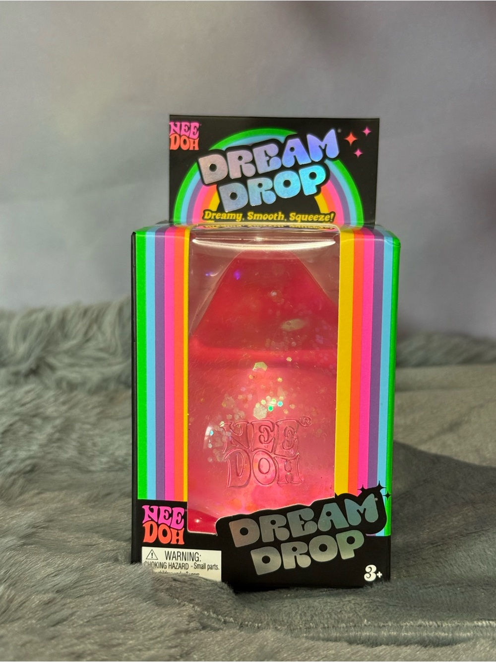 NeeDoh Dream Drop Squishy Toy - Pink